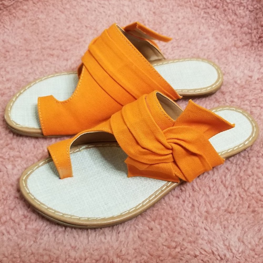 🇧🇷 DELLY & DRIKA - Summer Orange Sandals